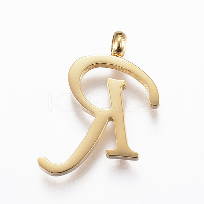 304 Stainless Steel Pendants STAS-F129-R-G-1