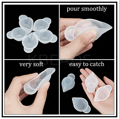 Silicone Non-stick Dividing Cups DIY-WH0374-64-1
