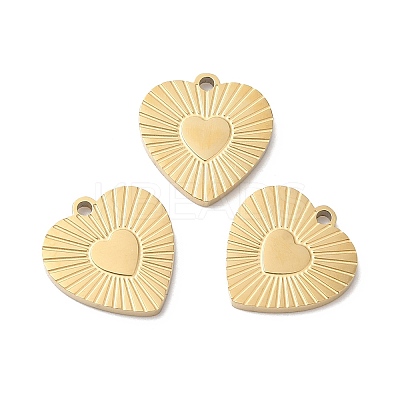 Ion Plating(IP) 316L Surgical Stainless Steel Charms STAS-H213-91G-1