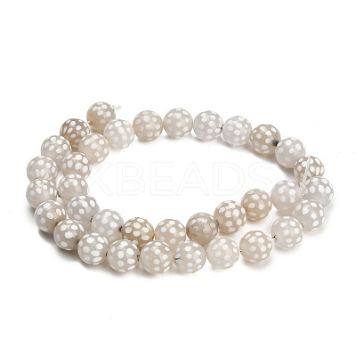 Tibetan Style dZi Beads Strands GG-NH0001-A04-10MM-1