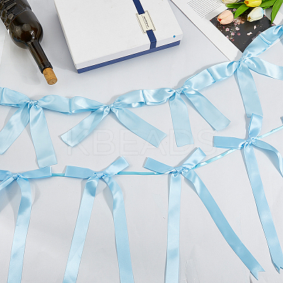 2 Styles Cloth Bowknot Banners AJEW-SP0002-70D-1