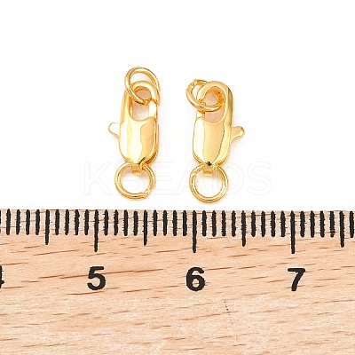 Brass Lobster Claw Clasps LS-X-KK-KK801-G-1