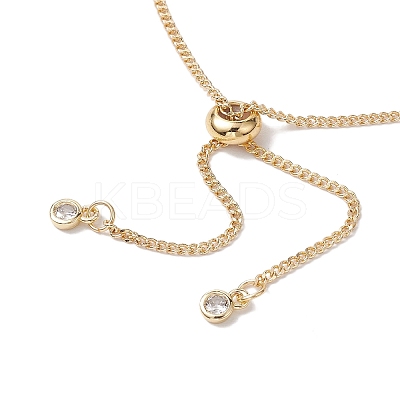 2Pcs 2 Colors 304 Stainless Steel Curb Chain Bracelet Slider Making AJEW-JB01244-1
