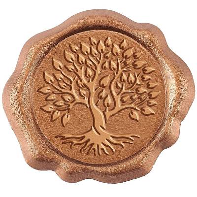 50Pcs Adhesive Wax Seal Stickers DIY-CP0006-08S-1