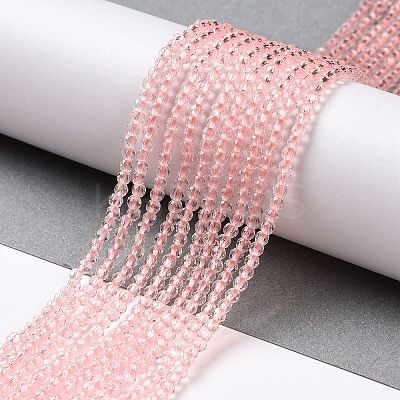 Transparent Glass Beads Strands GLAA-H021-03-07-1
