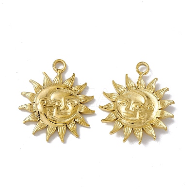 PVD Vacuum Plating 304 Stainless Steel Pendants STAS-E169-16G-1