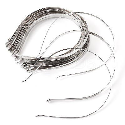 30Pcs 3 Styles Hair Accessories Iron Hair Band Findings OHAR-TA0001-08A-1