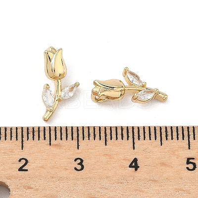 Brass Micro Pave Cubic Zirconia Pendants LS-KK-L260-08G-1