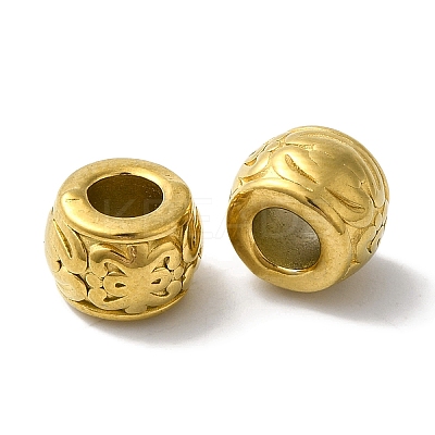 304 Stainless Steel European Beads STAS-I305-196G-1