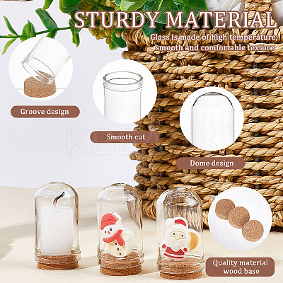 Glass Dome Cloche Cover AJEW-CP0005-62B-1