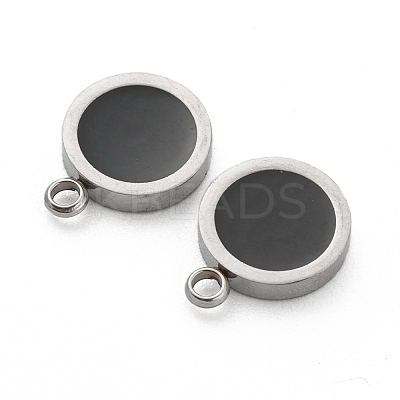 Fashion 304 Stainless Steel Enamel Charms STAS-Z009-14P-1