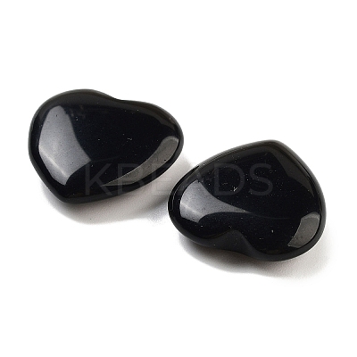 Heart Natural Obsidian Palm Stones G-C134-06A-18-1