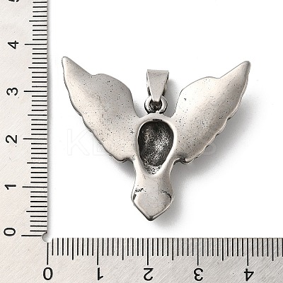 304 Stainless Steel Pendants LS-STAS-Z045-03D-AS-1