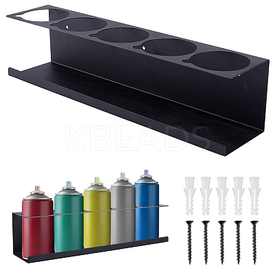 Zinc Alloy Wall Mounted Cylinder Tube Display Rack AJEW-WH0542-049-1