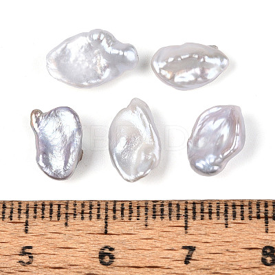 Natural Baroque Keshi Pearl Beads PEAR-N020-S18-1