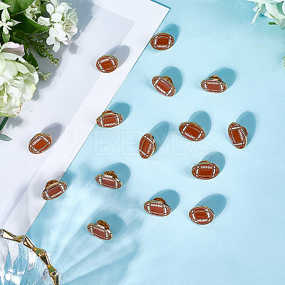 20Pcs Sport Enamel Pins JEWB-SC0001-62A-1