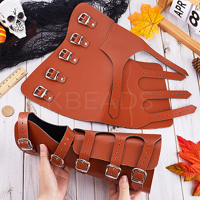 Adjustable Imitation Leather Cord Bracelet AJEW-WH0010-52A-1