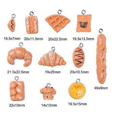 Resin Pendants RESI-LS0001-01P-1
