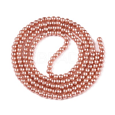 Baking Paint Glass Pearl Bead Strands HY-Q003-3mm-50-A-1