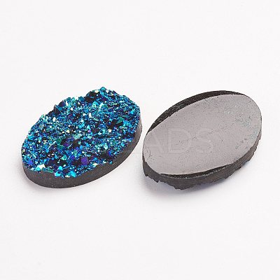 Druzy Resin Cabochons CRES-S044-30x20mm-6-1
