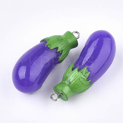 Resin Pendants X-RESI-T028-41-1