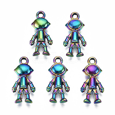 Rainbow Color Alloy Pendants PALLOY-S180-049-RS-1