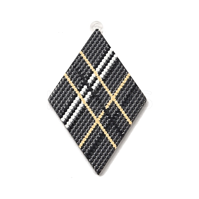 Rhombus Acrylic Big Pendants Diy Earrings Accessories LS-OACR-M028-02C-1