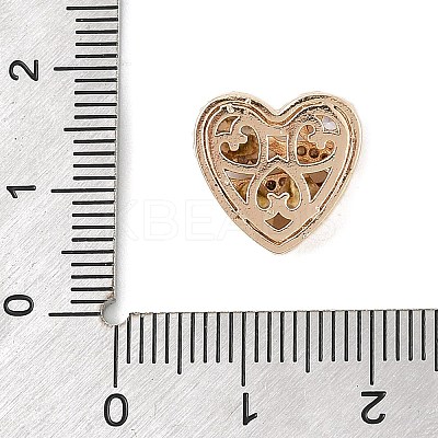 Brass Micro Pave Cubic Zirconia Beads KK-K297-32G-02-1
