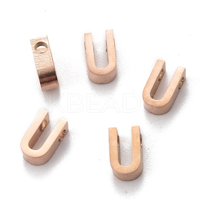 Ion Plating(IP) 304 Stainless Steel Charms STAS-K216-41U-RG-1