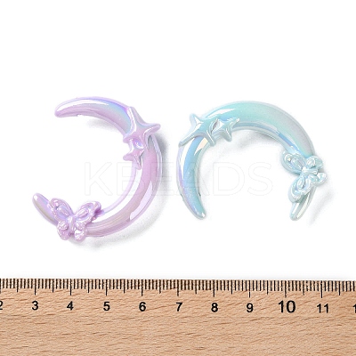 Opaque UV Plating Acrylic Beads PACR-D288-25-1
