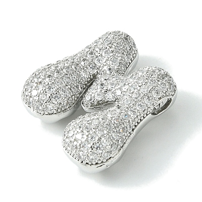 Rack Plating Brass Cubic Zirconia Pendants KK-S378-02P-M-1
