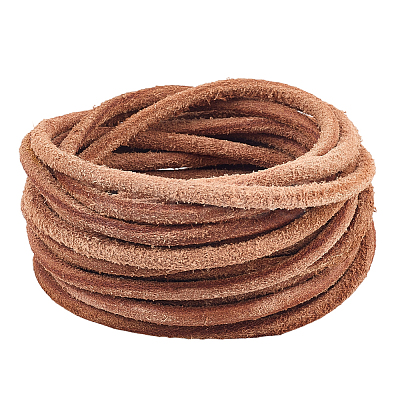 5M DIY Frosted Cowhide Leather Cord OCOR-GF0004-97D-03-1