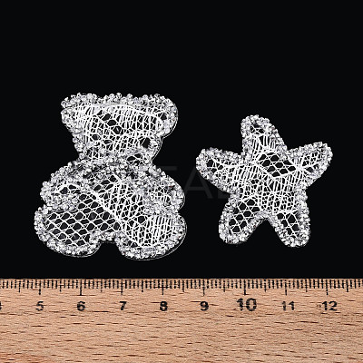 Hotfix Rhinestone with Lace DIY-T004-05M-1
