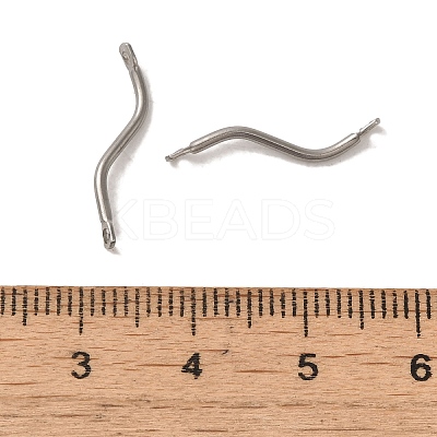 Non-Tarnish 304 Stainless Steel Links Connector Charms STAS-Q323-13P-1