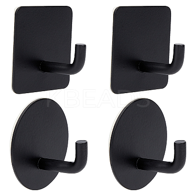 8Pcs 2 Style 304 Stainless Steel Hook Hanger STAS-OC0001-08-1
