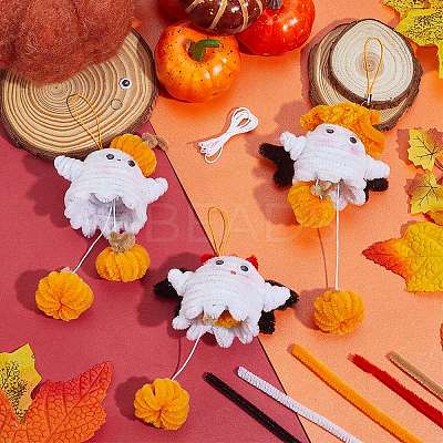 Halloween Themed DIY Mobile Straps Making Kit DIY-SC0032-72-1