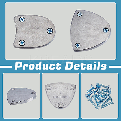 4Pcs Aluminum Tap Shoe Sole Protector FIND-WH0149-73B-1