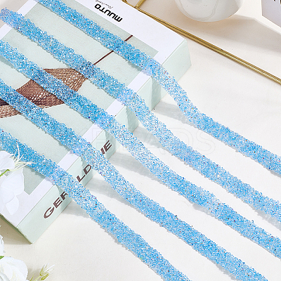 Self Adhesive Resin Rhinestone & Plastic Tape DIY-WH20081-008B-1