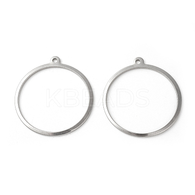 Tarnish Resistant 201 Stainless Steel Pendants X-STAS-F192-023P-1