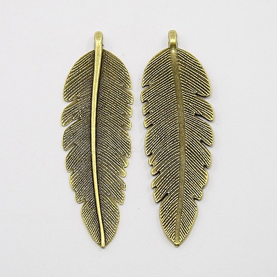 Tibetan Style Alloy Big Pendants TIBEP-A123194-AB-FF-1