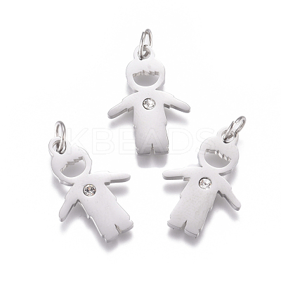 316 Surgical Stainless Steel Pendants STAS-L242-03-1