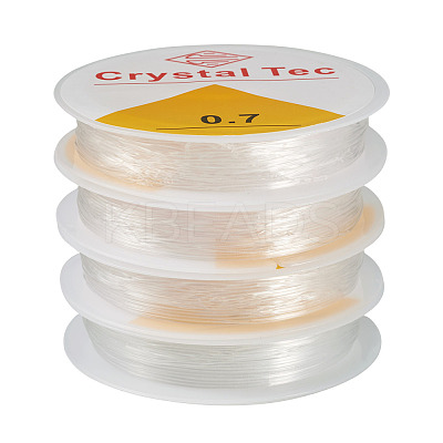 4 Rolls Round Crystal Elastic Stretch Thread EW-TA0001-09C-1