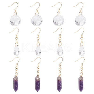 304 Stainless Steel Dangle Earrings EJEW-GO00001-1