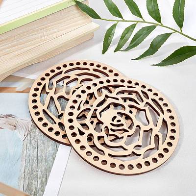 Wooden Basket Bottoms DIY-WH0167-27C-1