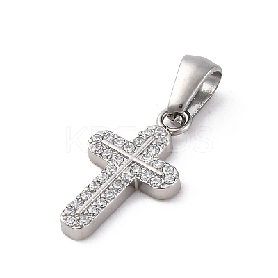 304 Stainless Steel Pendants STAS-L286-18P-1
