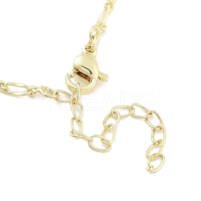Brass Pendant Necklaces NJEW-B101-04G-02-1