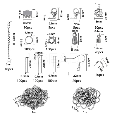 Stainless Steel Jewelry Sets DIY-UN0001-09P-1