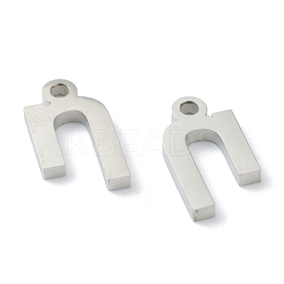 Non-Tarnish 304 Stainless Steel Charms STAS-G244-01H-1