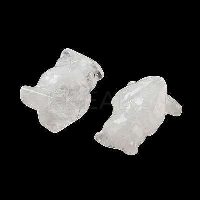 Natural Quartz Crystal Carved Figurines DJEW-L023-G13-1