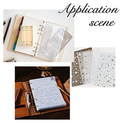 12Pcs 12 Styles PVC Notebook Index Divider Sheets FIND-FH0011-94-1